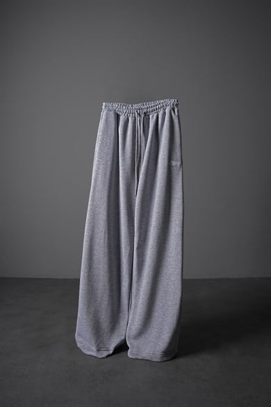 Erkek Gri Basic Baggy Eşofman