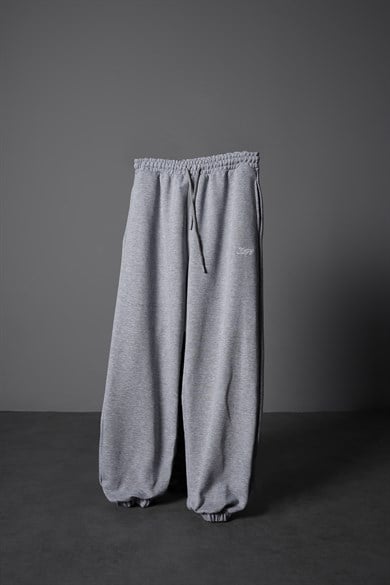 Erkek Gri Basic Jogger Eşofman