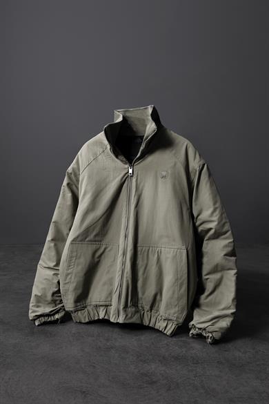 Erkek Haki Dolumlu Bomber Mont