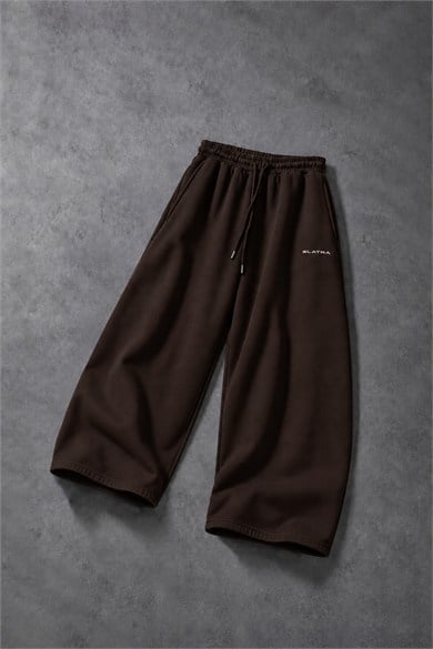 Erkek Kahve Basic Baggy Eşofman