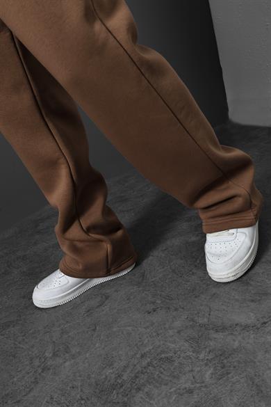 Erkek Kahve Basic Baggy Kalıp Eşofman