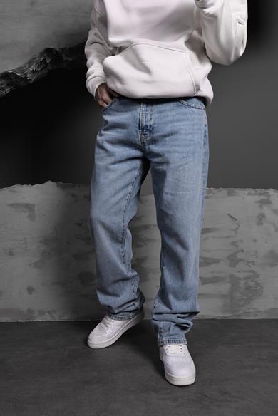 Erkek Kardesen Efektli Straight Fit Pantolon