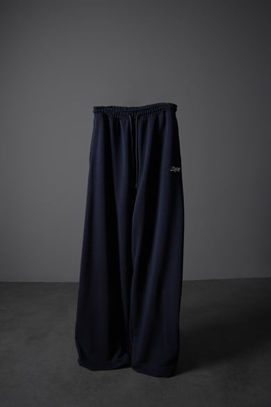 Erkek Lacivert Basic Baggy Eşofman