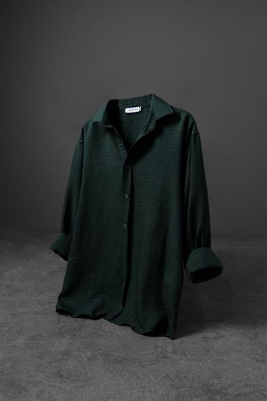 Erkek Nefti Oversize Sofia İnce Keten Gömlek