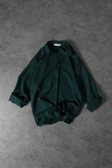 Erkek Nefti Oversize Sofia İnce Keten Gömlek