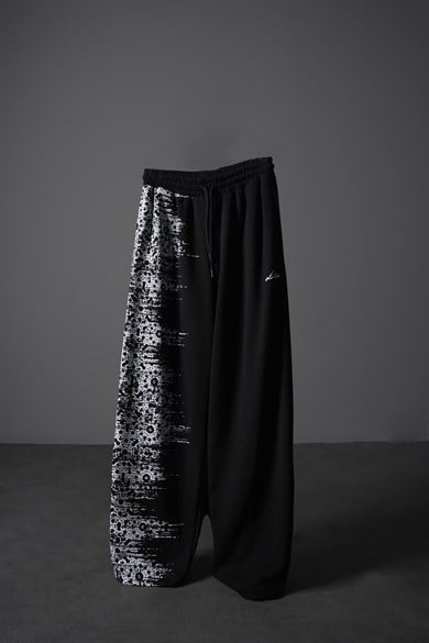 Erkek Siyah Side Effect Baggy Eşofman