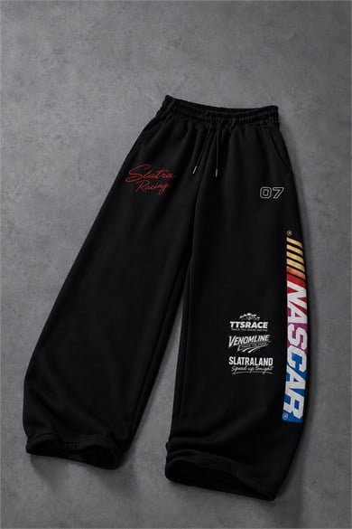 Erkek Siyah Venomline Baggy Eşofman