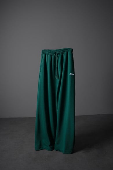 Erkek Slatra Yeşili Basic Baggy Eşofman
