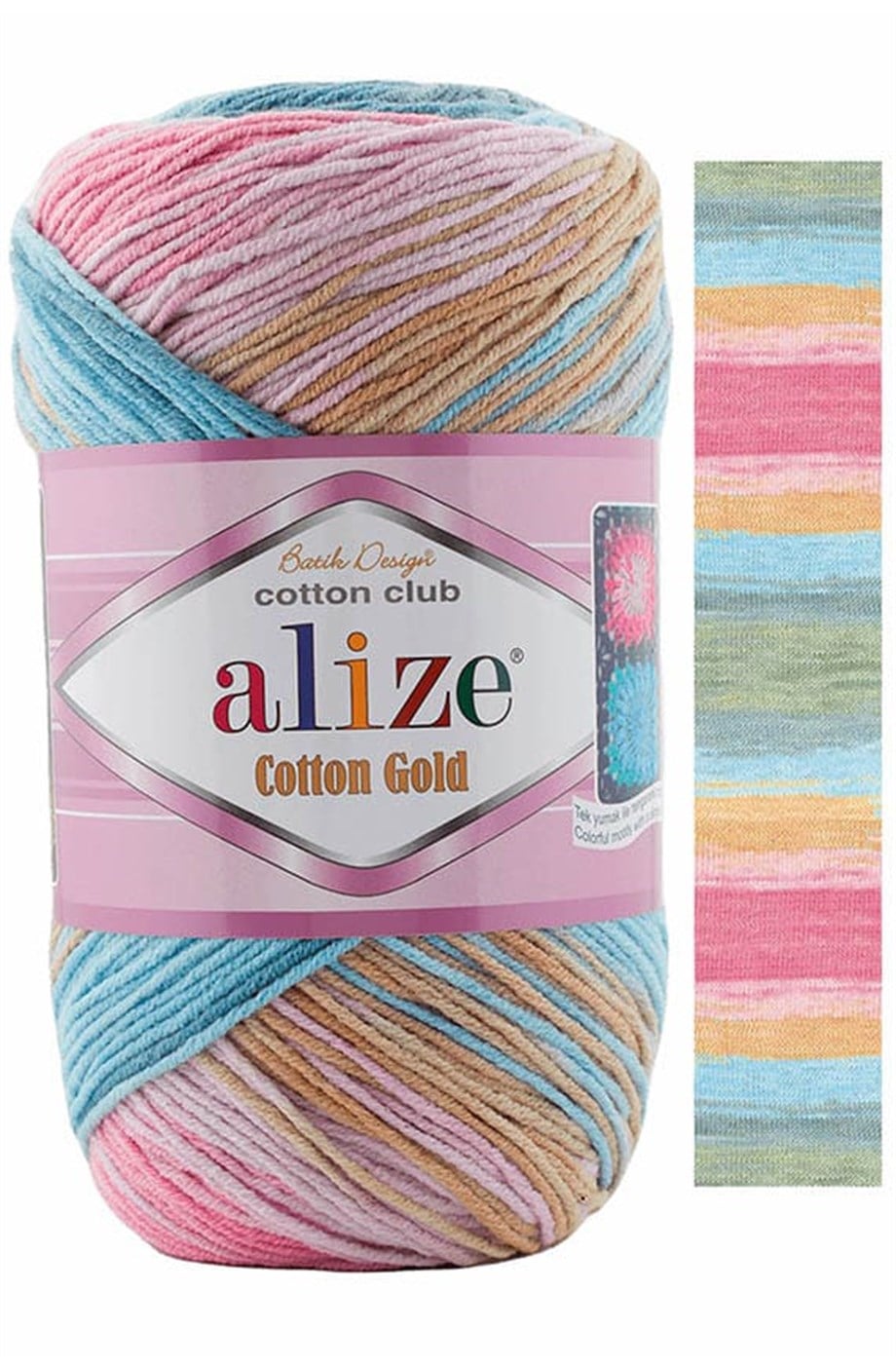 Alize Cotton Gold Batik 2970 Pamuklu El Örgü İpi
