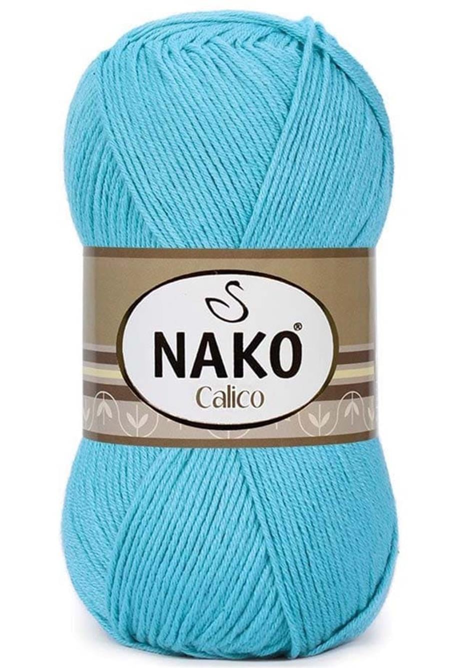 Nako Calico 3792 Turkuaz El Örgü İpi 