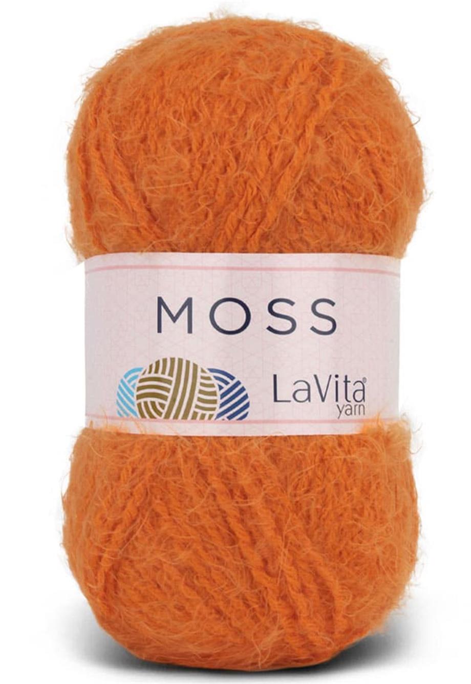 Lavita Moss 2326 Turuncu El Örgü İpi