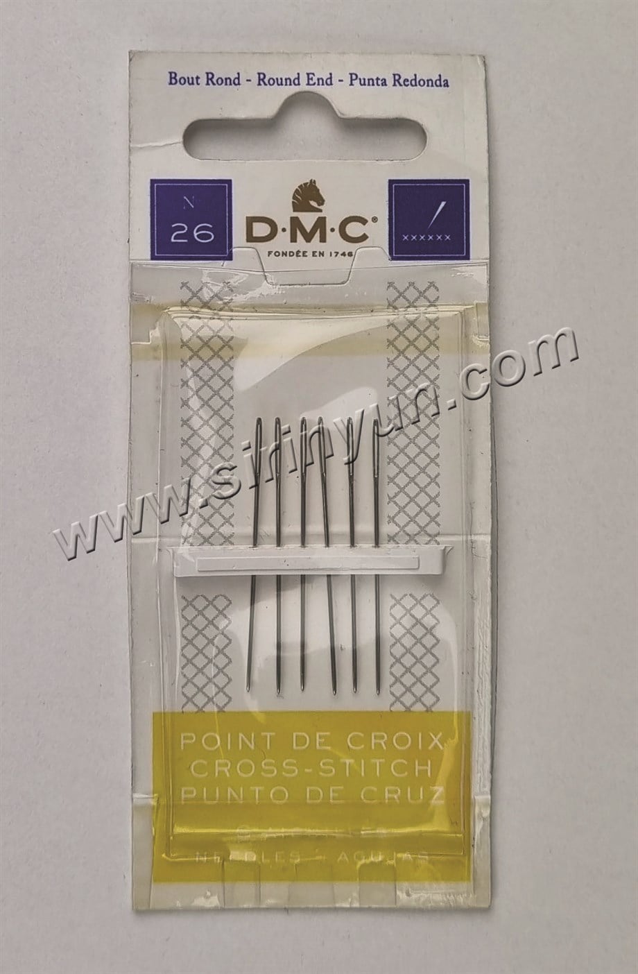 DMC 6lı Etamin İğne Oyası Kanaviçe Nakış İğnesi No 26