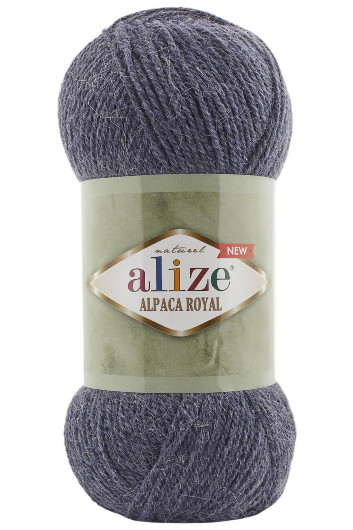 Alize Alpaca Royal New Örgü İpi | 203 Denim Melanj