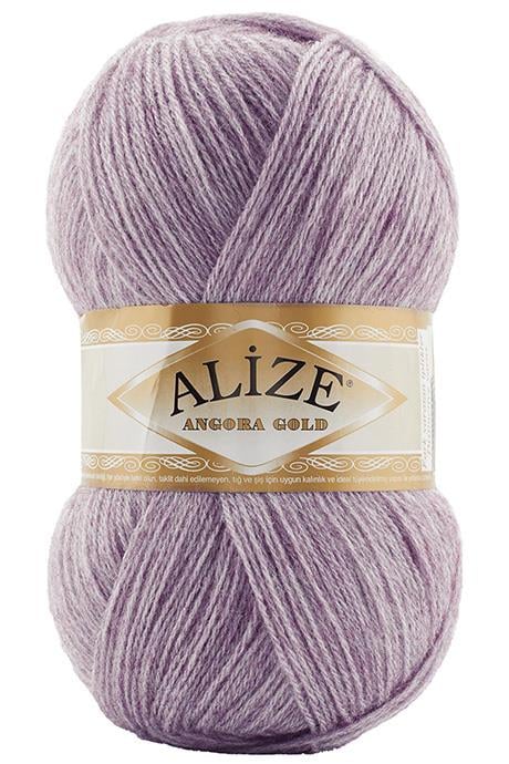 Alize Angora Gold 882 Dağ Pembesi Melanj Yünlü El Örgü İpi