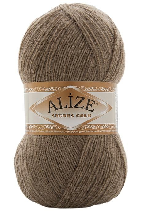 Alize Angora Gold 991 Sütlü Kahve Yünlü El Örgü İpi