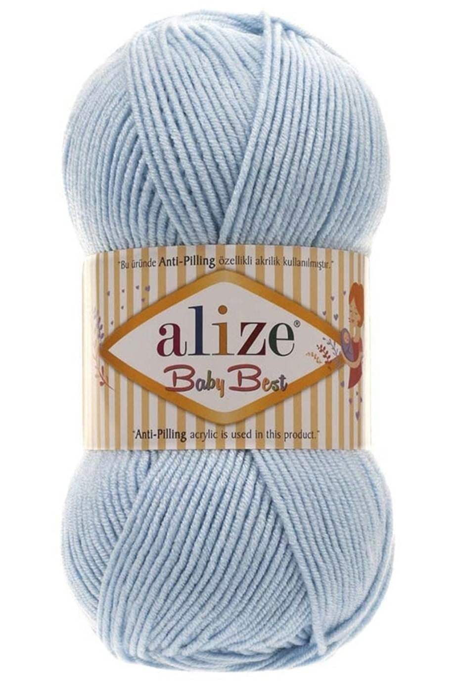 Alize Baby Best 40 Mavi El Örgü İpliği