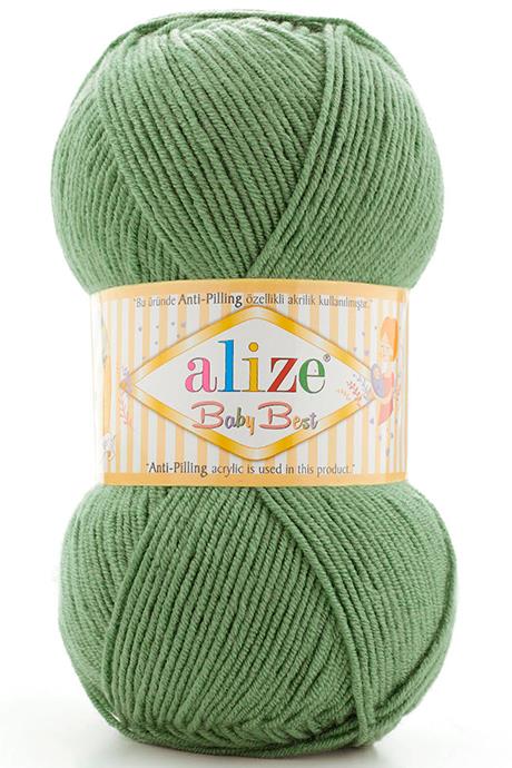 Alize Baby Best 954 Yeşil El Örgü İpliği