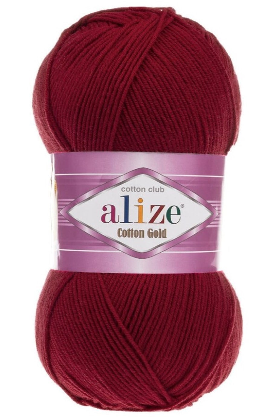 Alize Cotton Gold 390 Vişne Pamuklu El Örgü İpi