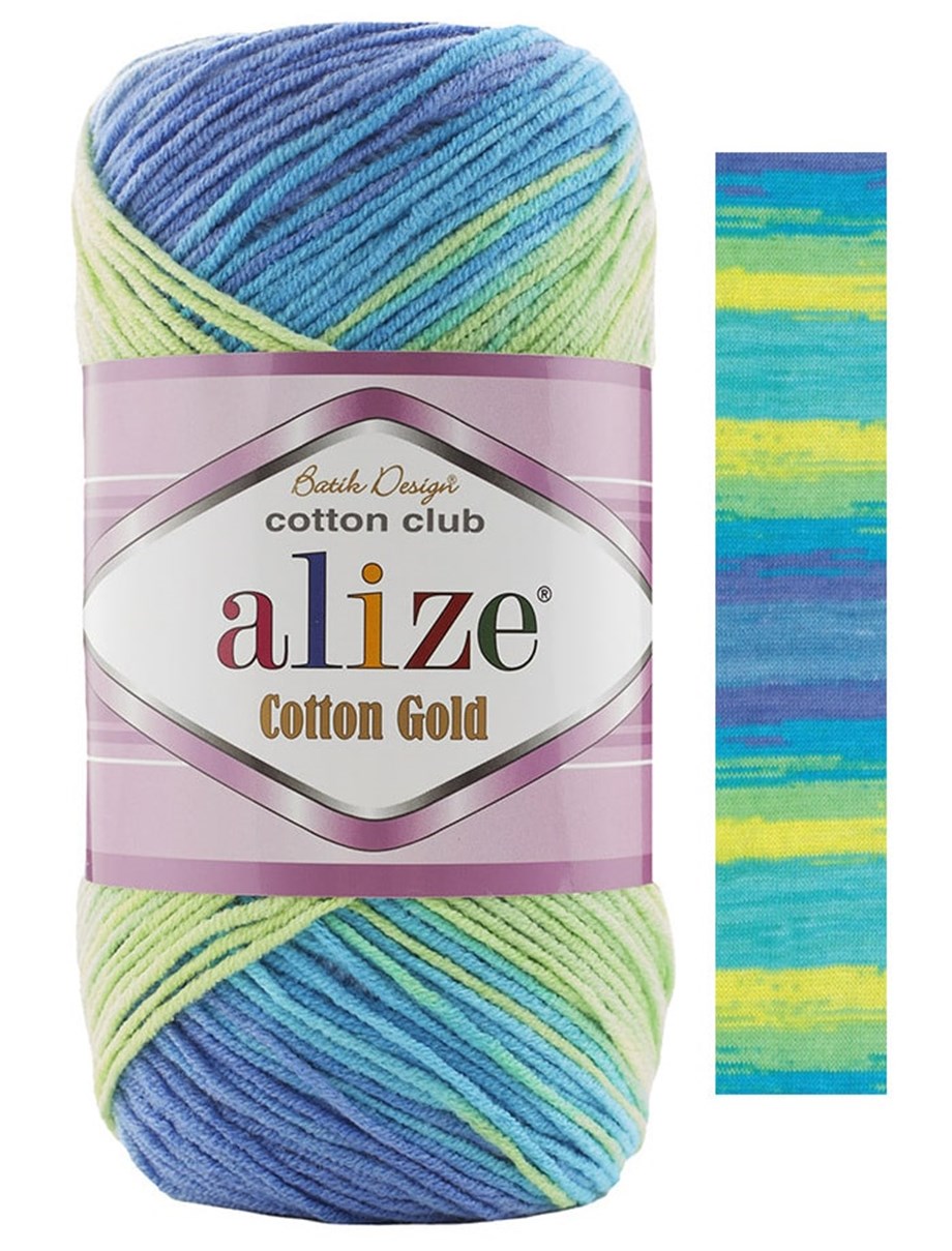 Alize Cotton Gold Batik 4146 Pamuklu El Örgü İpi