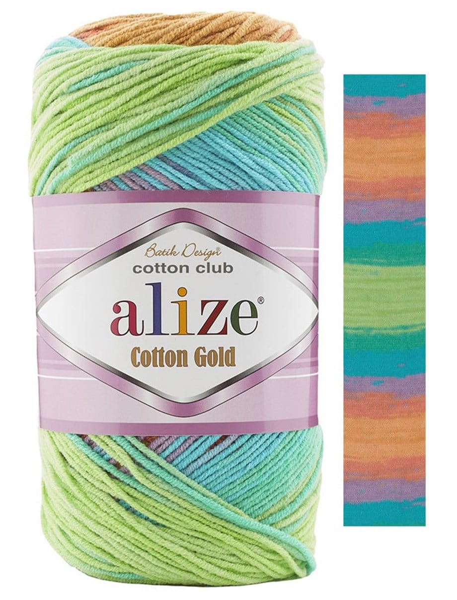 Alize Cotton Gold Batik 4530 Pamuklu El Örgü İpi