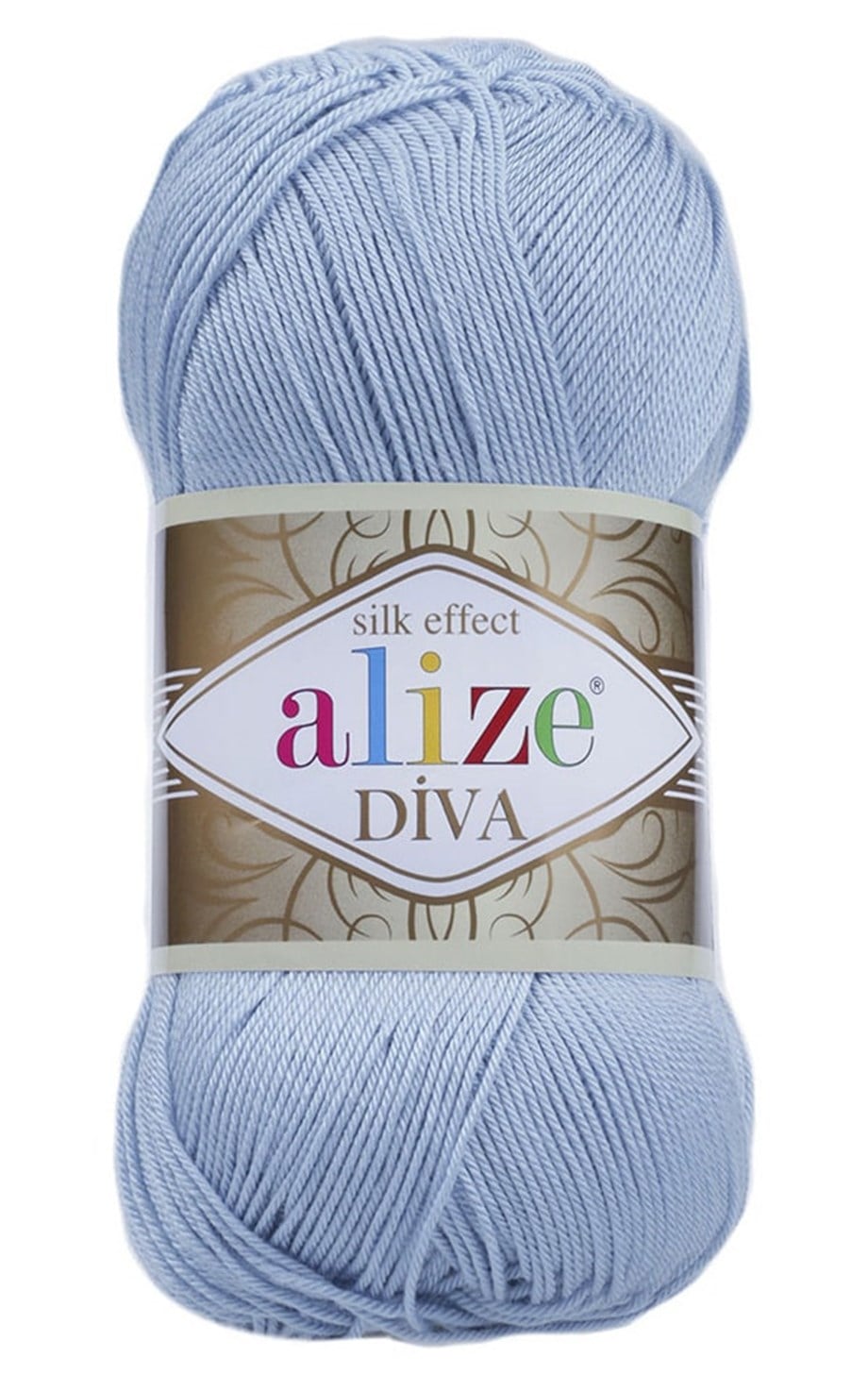 Alize Diva 350 Deniz Mavisi Merserize El Örgü İpi