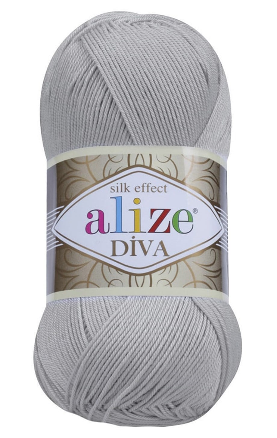 Alize Diva 355 Gri Merserize El Örgü İpi