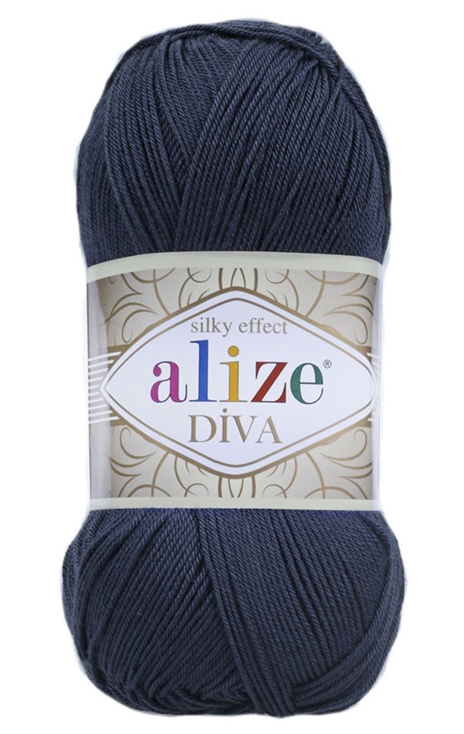 Alize Diva 361 Lacivert Merserize El Örgü İpi