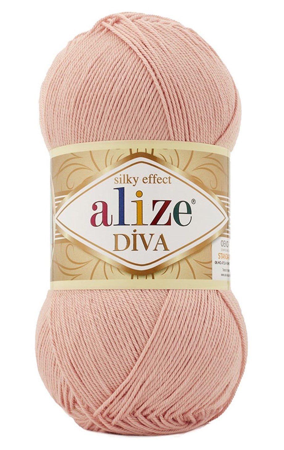 Alize Diva 363 Gelin Pembesi Merserize El Örgü İpi