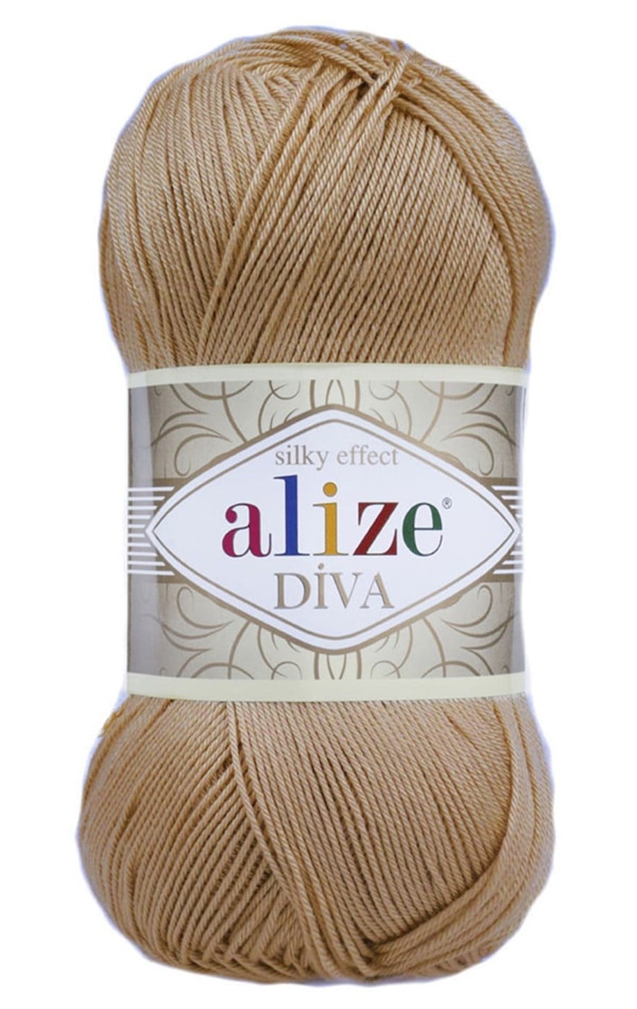 Alize Diva 369 Karamel Merserize El Örgü İpi
