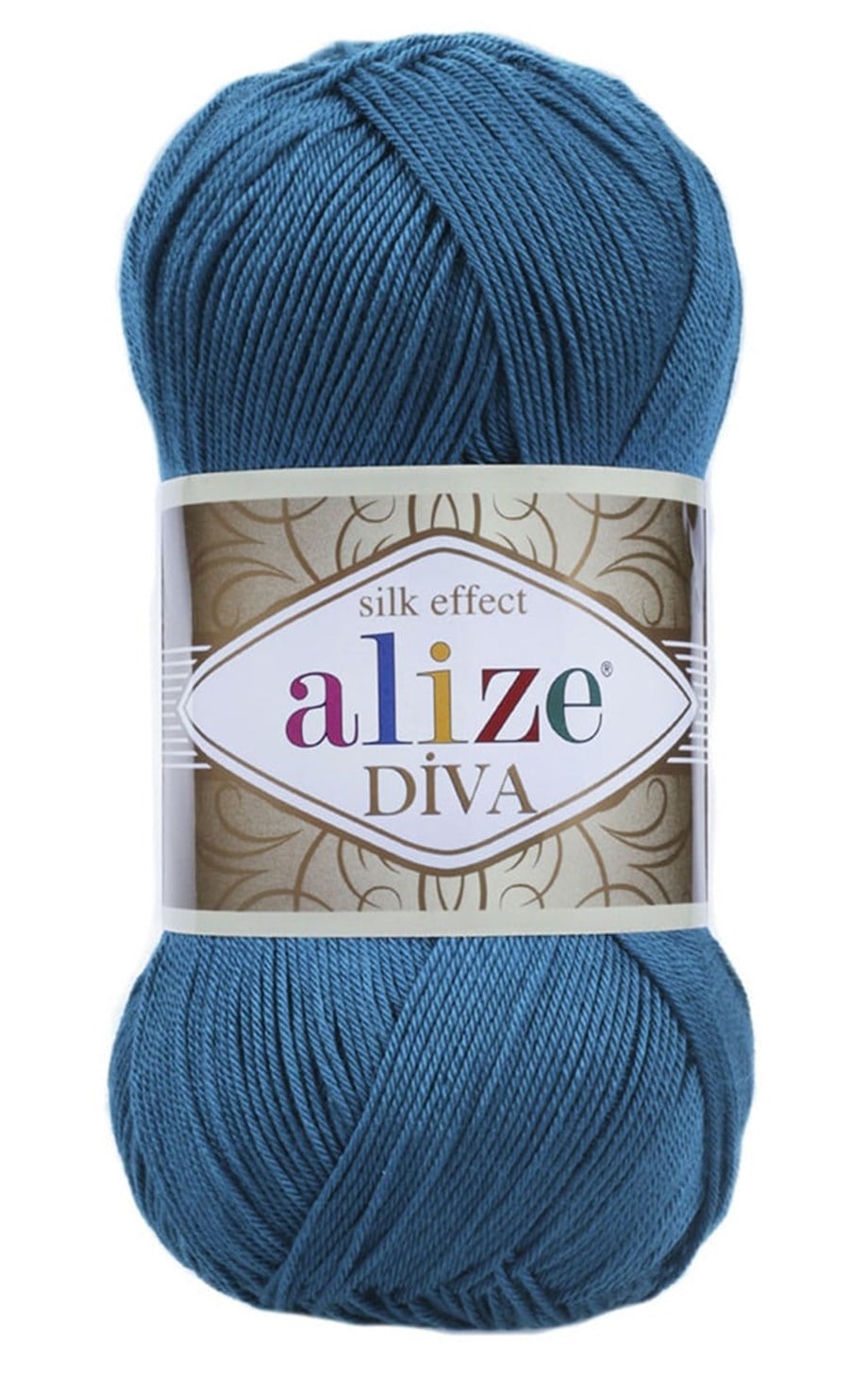 Alize Diva 646 Mikanos Mavi Merserize El Örgü İpi