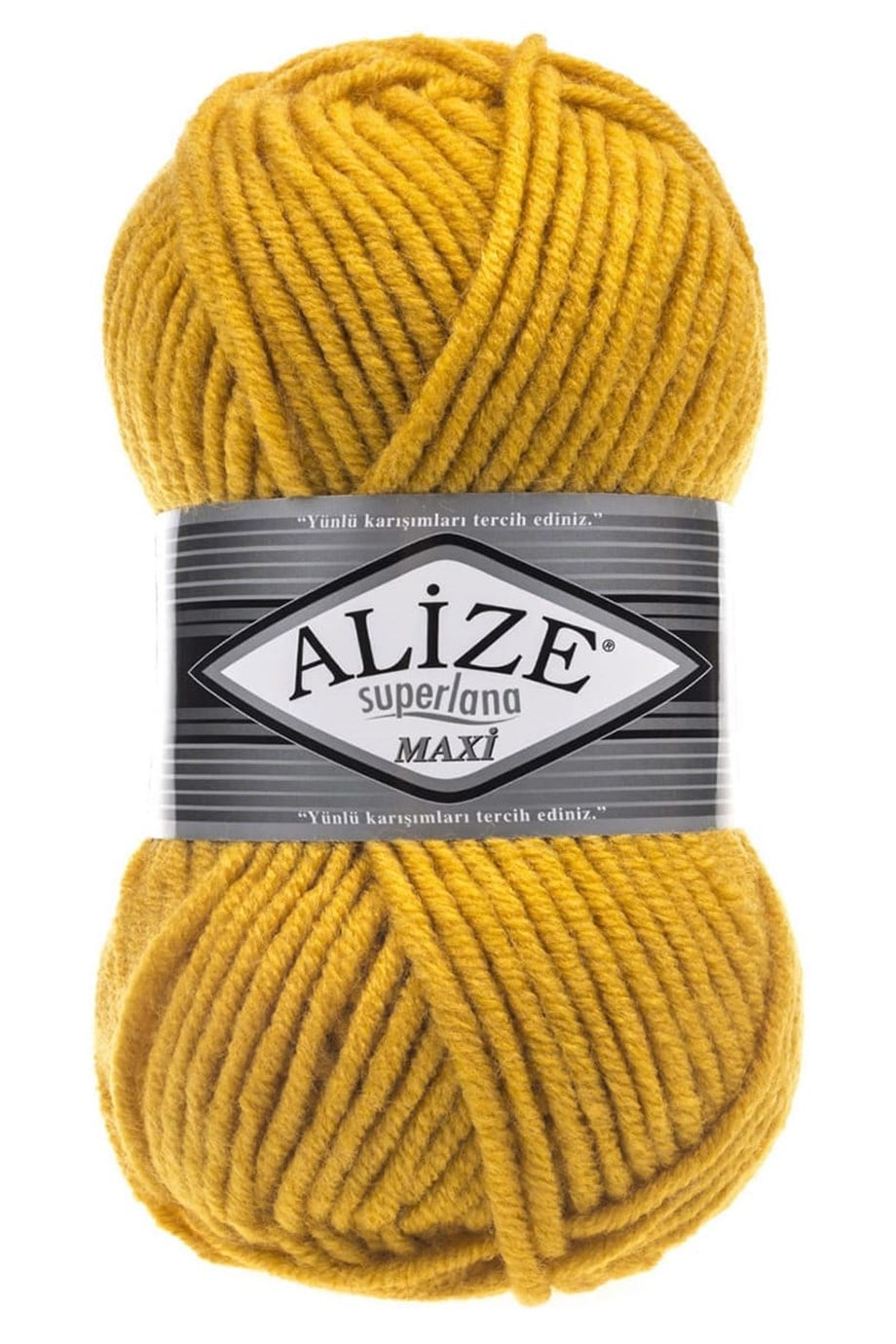 Alize Superlana Maxi 488 Sarı El Örgü İpi