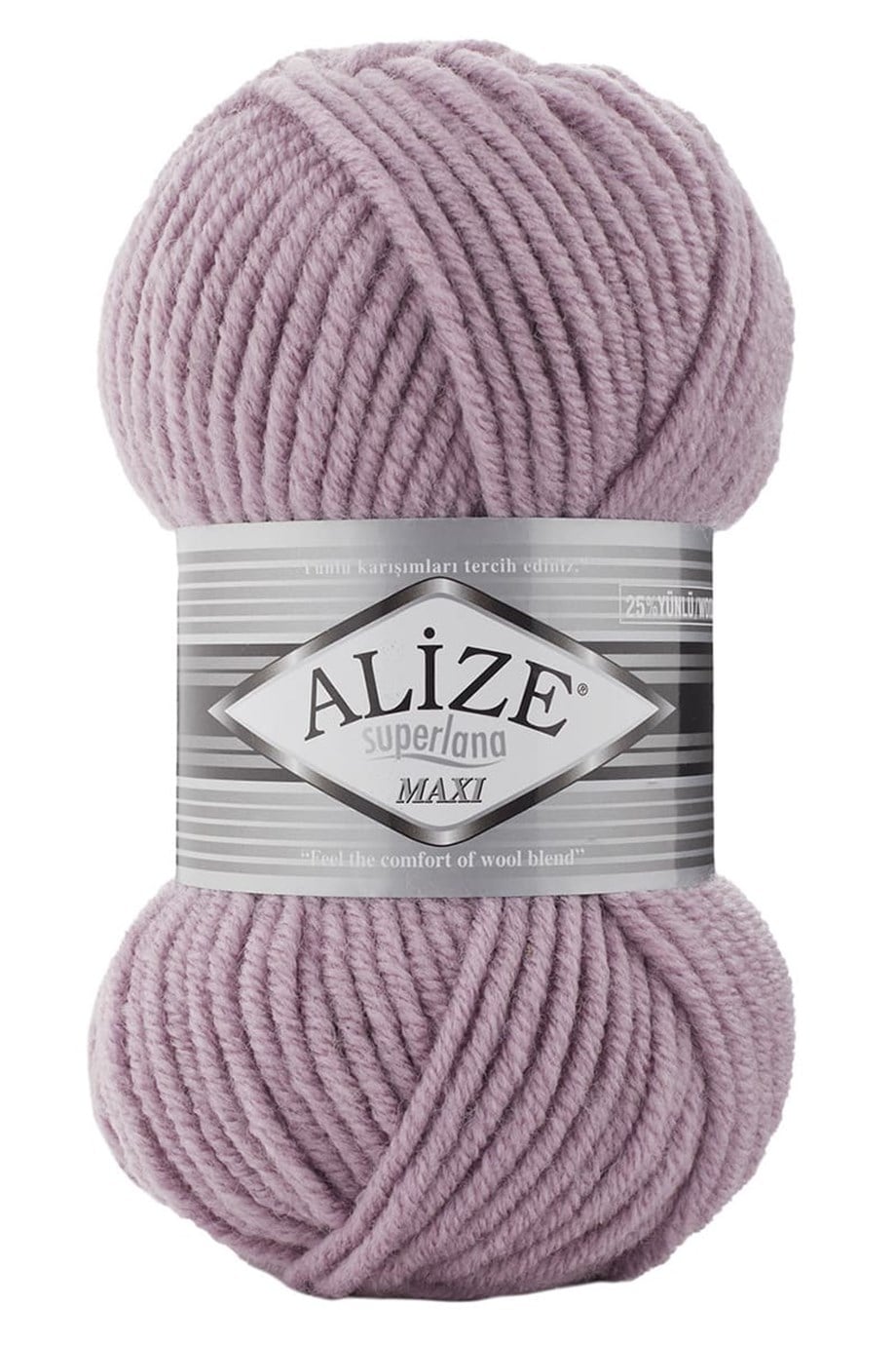 Alize Superlana Maxi 505 Küllü Lila El Örgü İpi