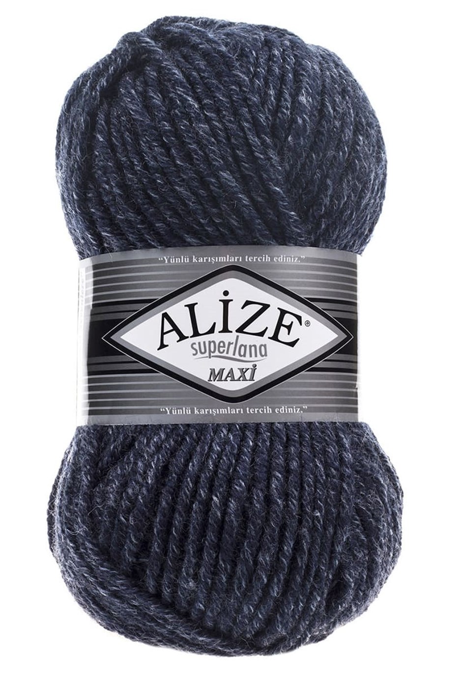 Alize Superlana Maxi 805 Jaspe Lacivert El Örgü İpi