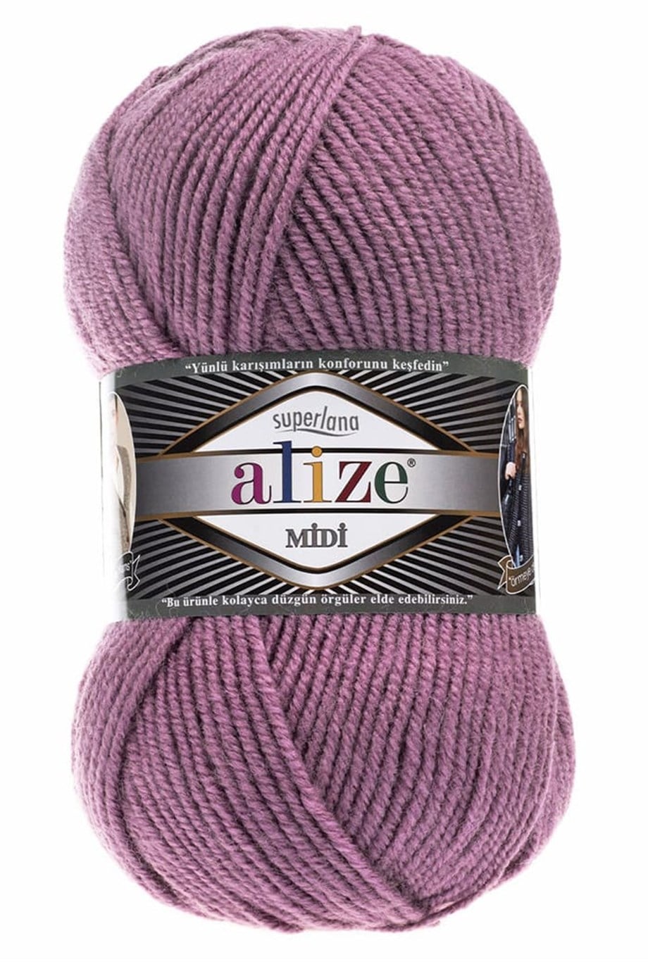 Alize Superlana Midi 28 Gül El Örgü İpi