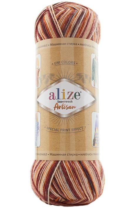 Alize Superwash Artisan 9015 El Örgü İpi