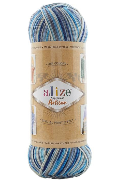 Alize Superwash Artisan 9016 El Örgü İpi