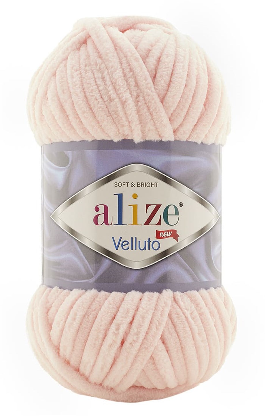 Alize Velluto 340 Pudra Pembe Kadife El Örgü İpi