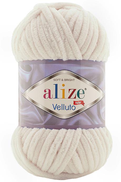Alize Velluto 599 Fil Dişi El Örgü İpi
