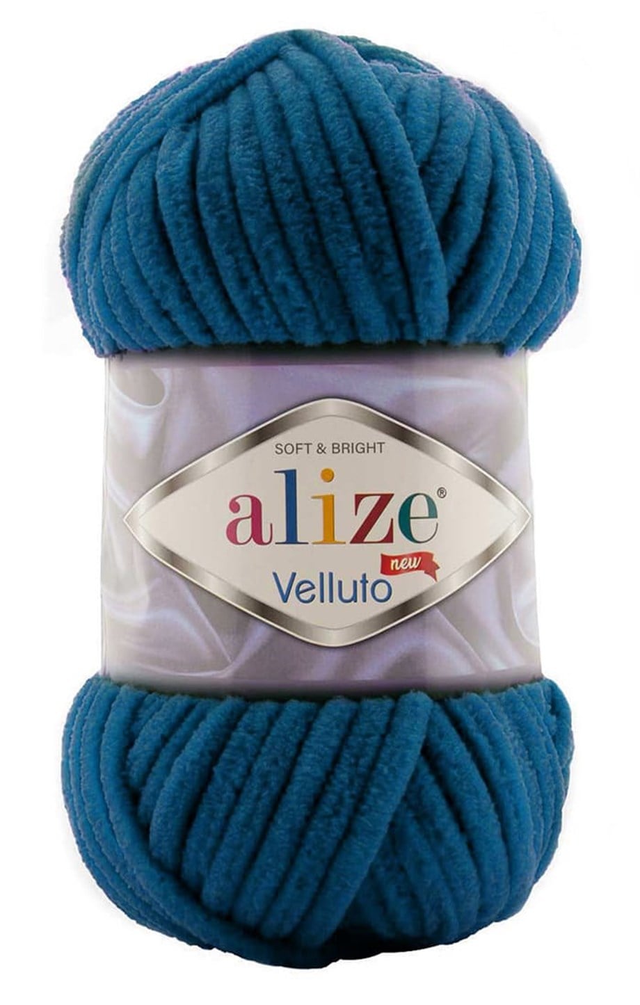 Alize Velluto 646 Mikanos Mavi Kadife El Örgü İpi