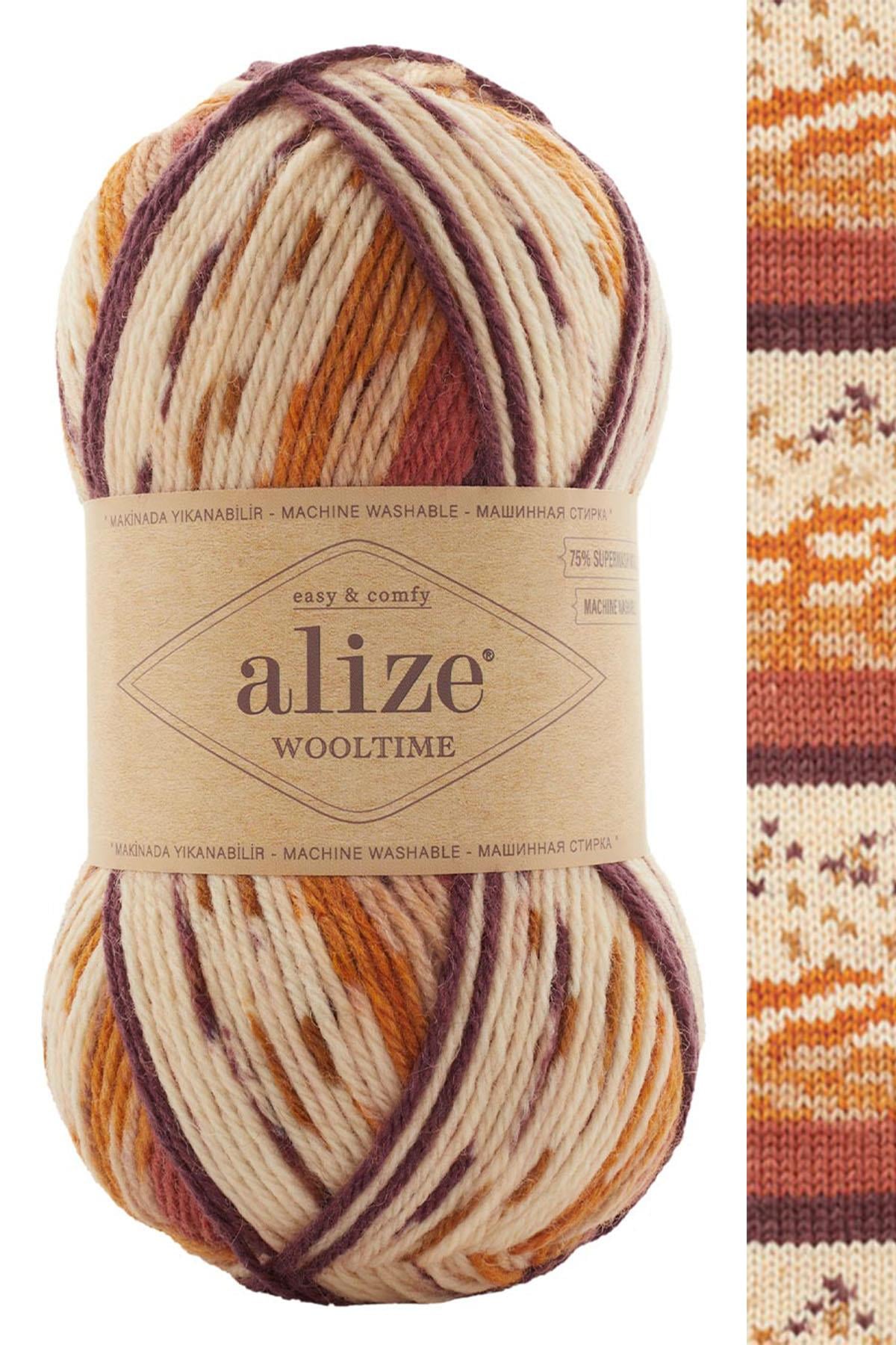 Alize Wool Time %75 Yünlü El Örgü İpi 11022