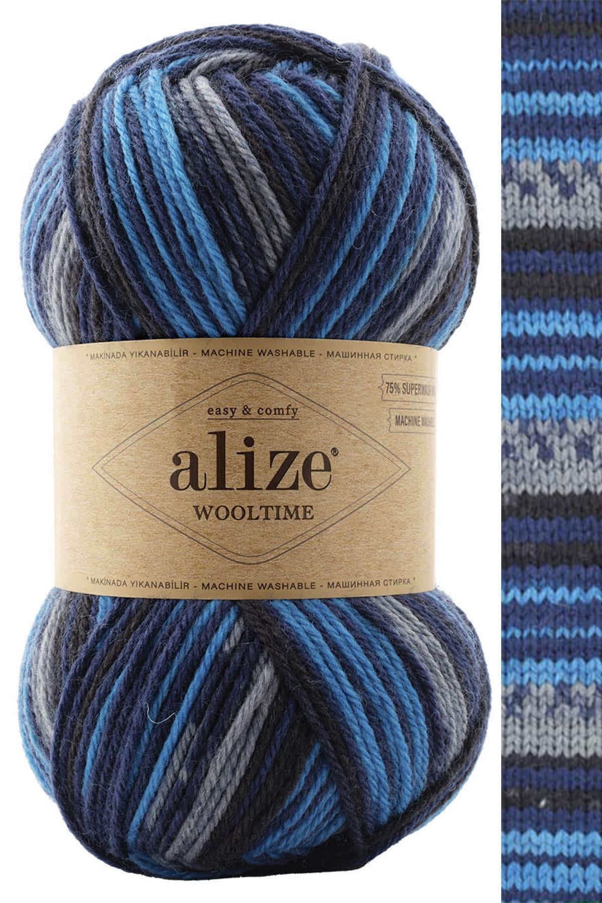 Alize Wool Time %75 Yünlü El Örgü İpi 11011