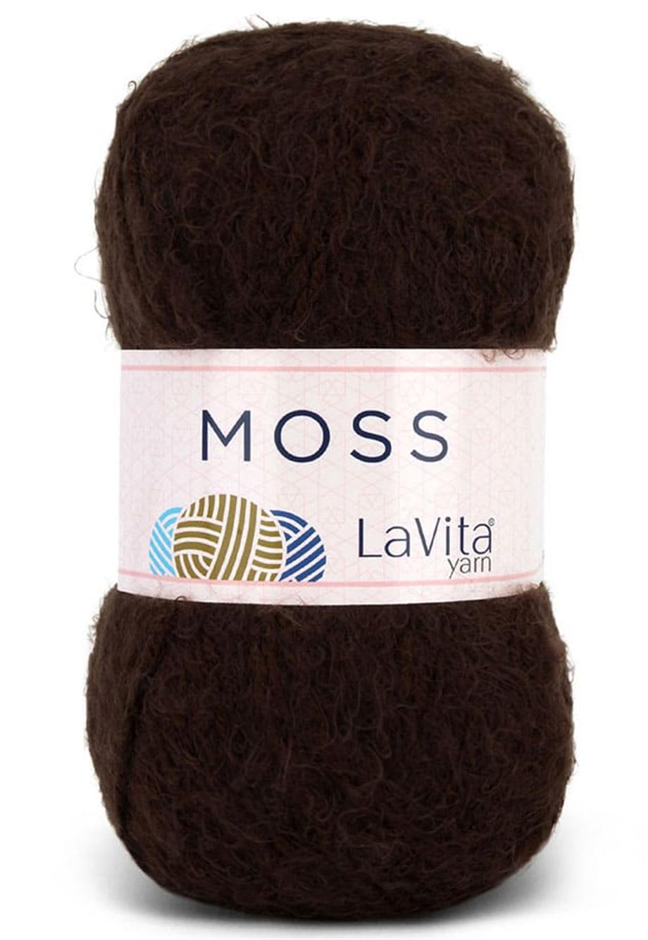 Lavita Moss 7235 Kahverengi El Örgü İpi