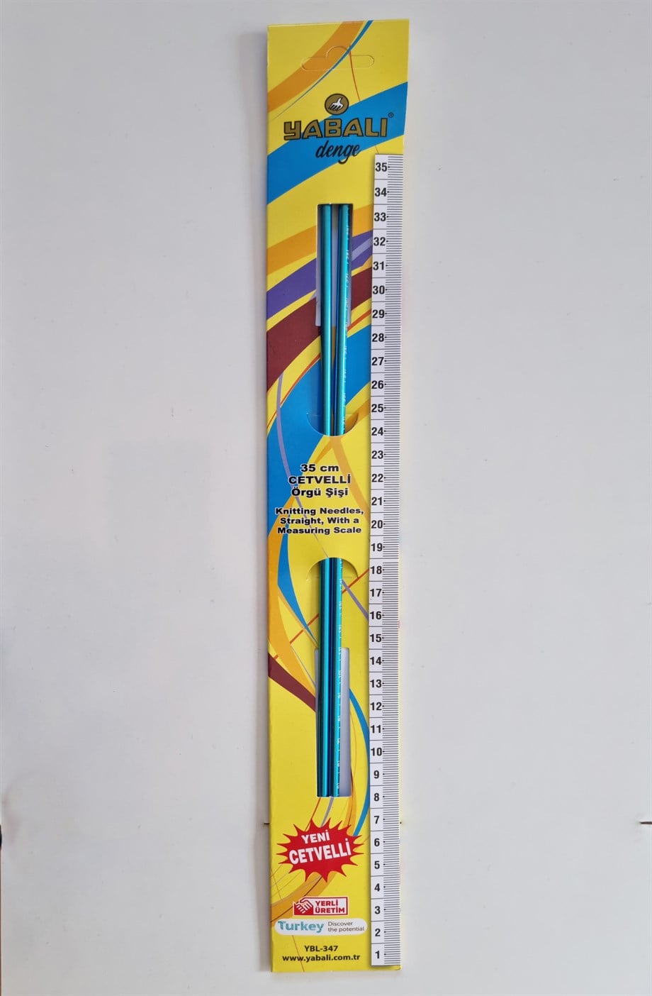 Yabalı 35 cm 4.5 Mm Cetvelli Örgü Şişi