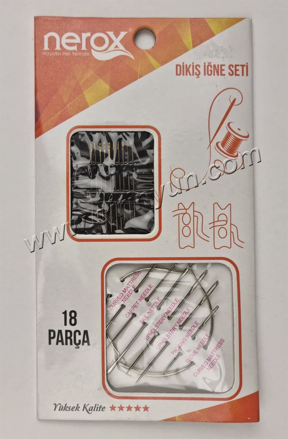 Nerox 18 Parça Dikiş İğne Seti