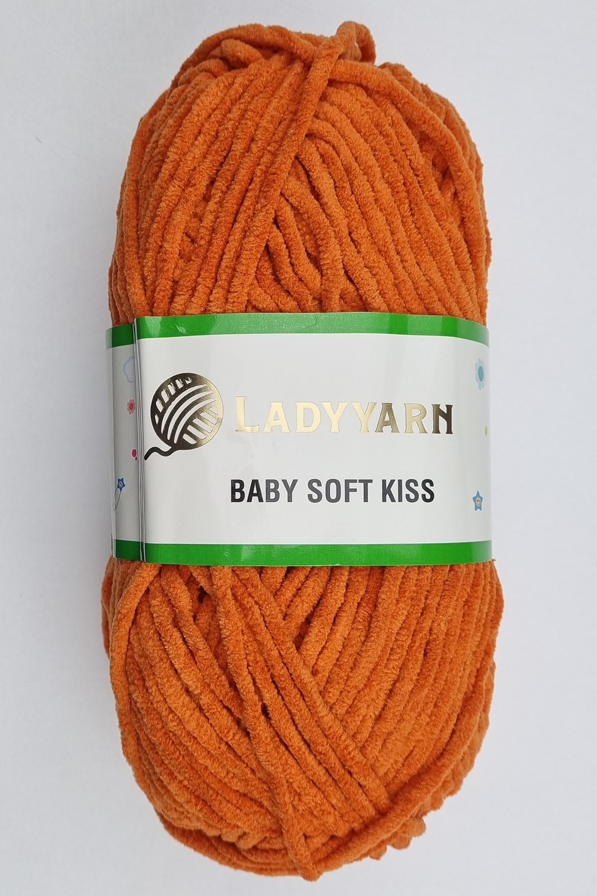 Lady Yarn Baby Soft Kıss Taba Kadife El Örgü İpi