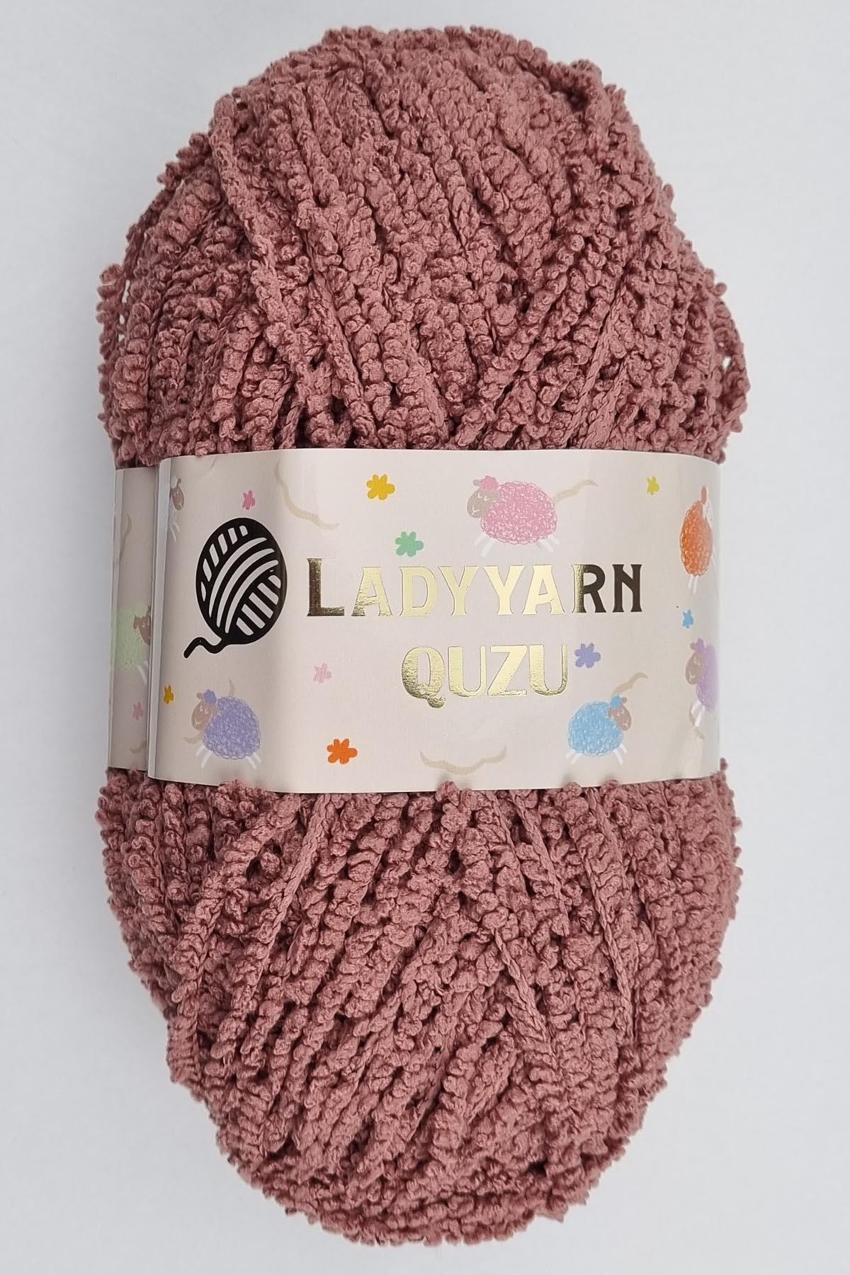 Lady Yarn Quzu Açık Kahve El Örgü İpi
