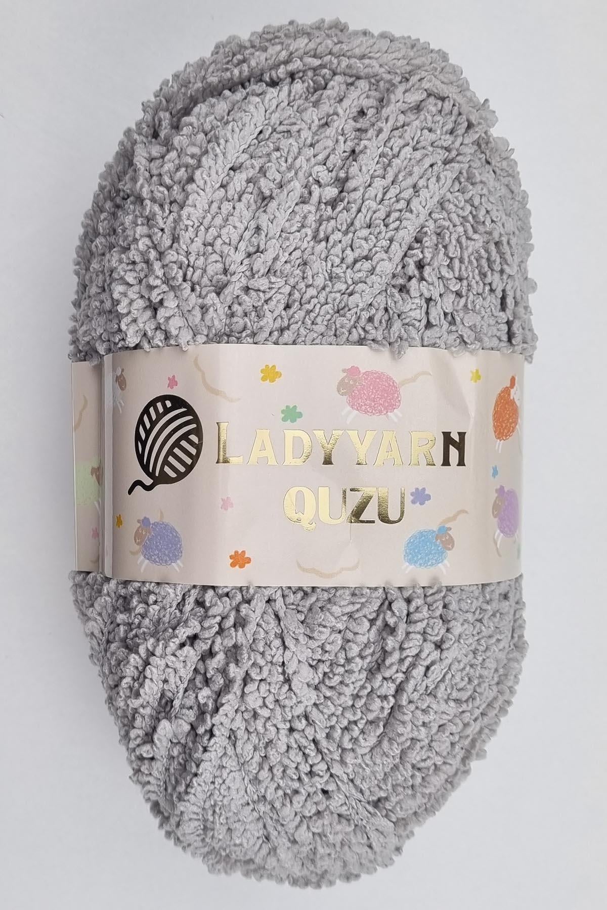 Lady Yarn Quzu Gri El Örgü İpi