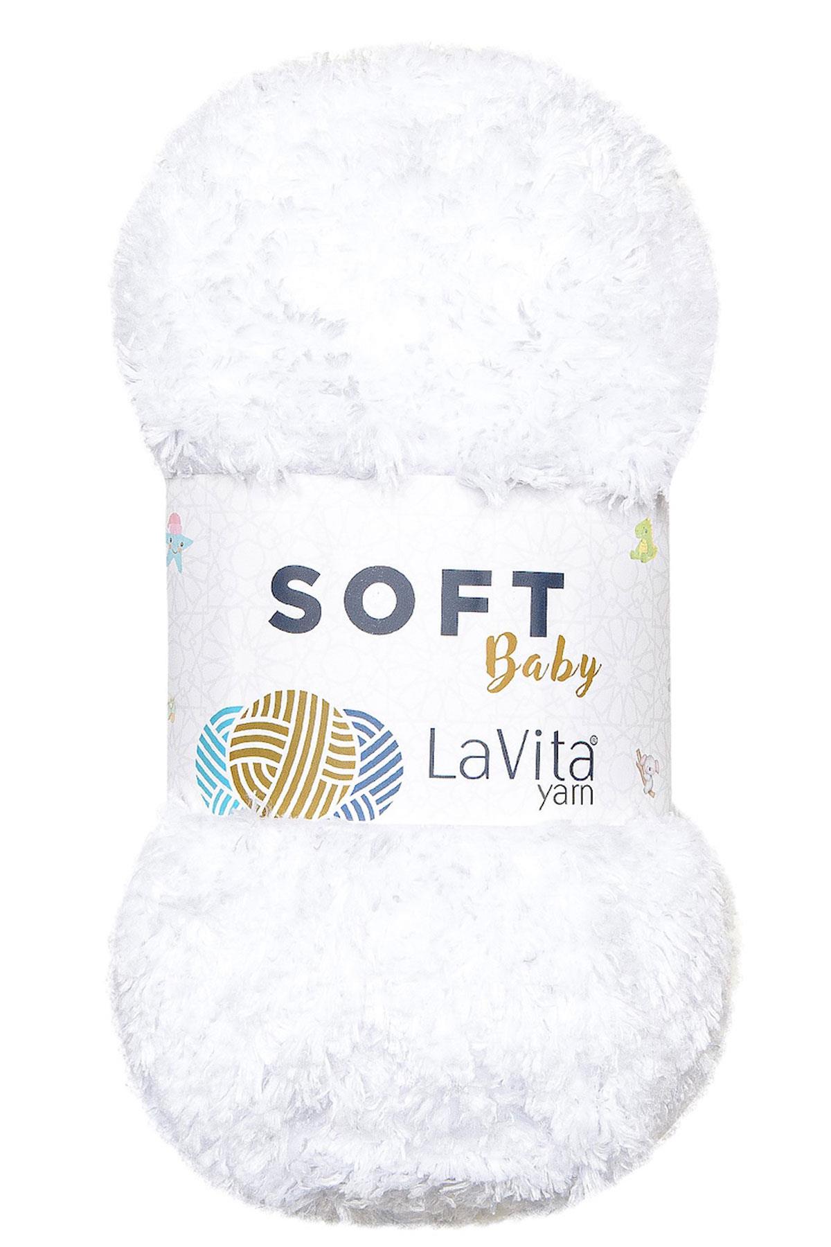 Lavita Soft Baby 1002 Beyaz Kürk İp