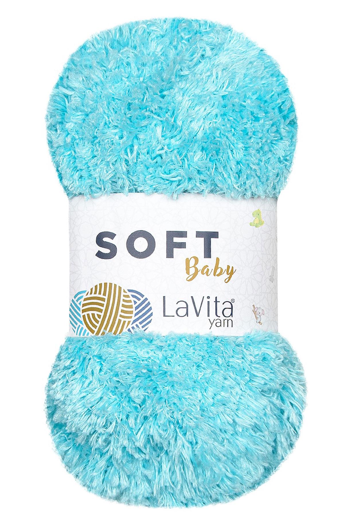 Lavita Soft Baby 5052 Turkuaz Kürk İp