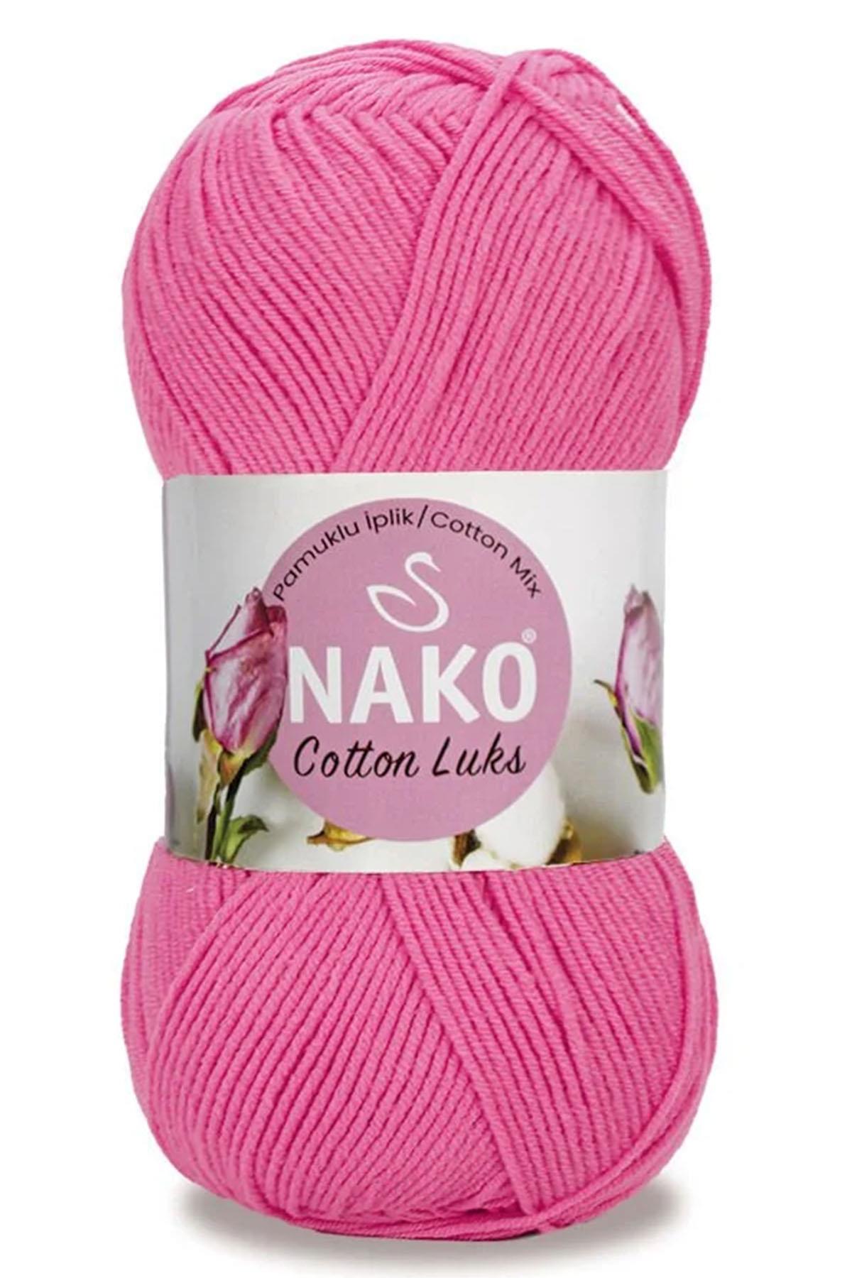 Nako Cotton Lüks 97550 Fuşya Örgü İpi